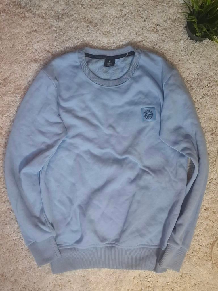 Stone Island Trui Blauw - Comfortabele Sweater, Kleding | Dames, Truien en Vesten, Maat 36 (S), Gedragen, Stone Island, Verzenden