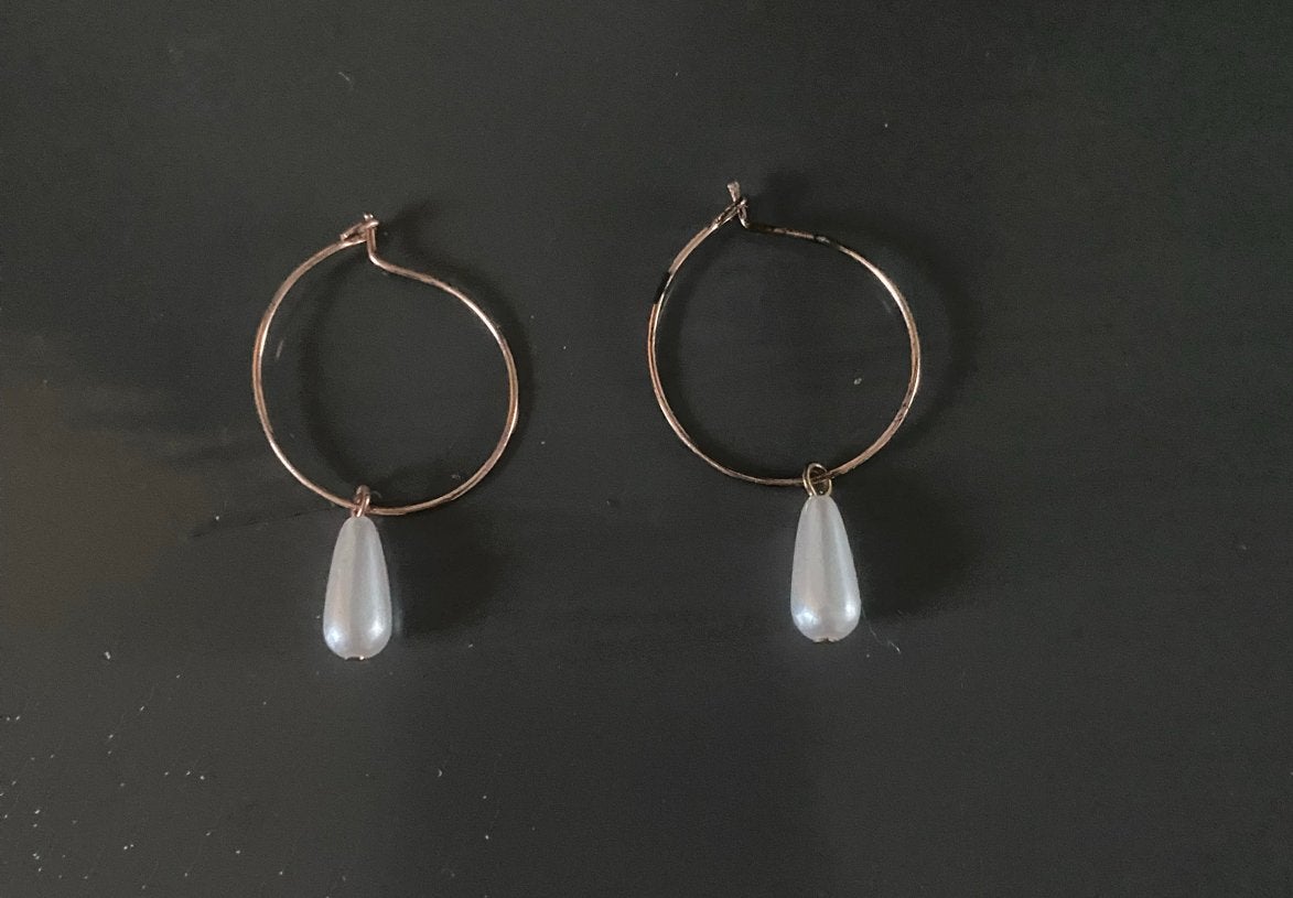 Nieuwe Parel Hangertjes, Overige materialen, Hangers, Wit, Nieuw