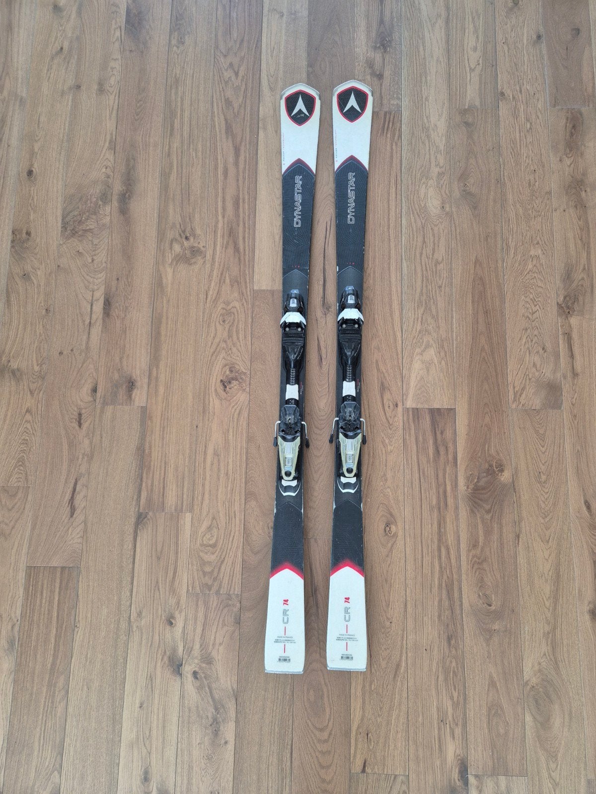 Dynastar CR74 ski's 172cm met skistokken, 160 tot 180 cm, Gebruikt, Skiën, Ski's