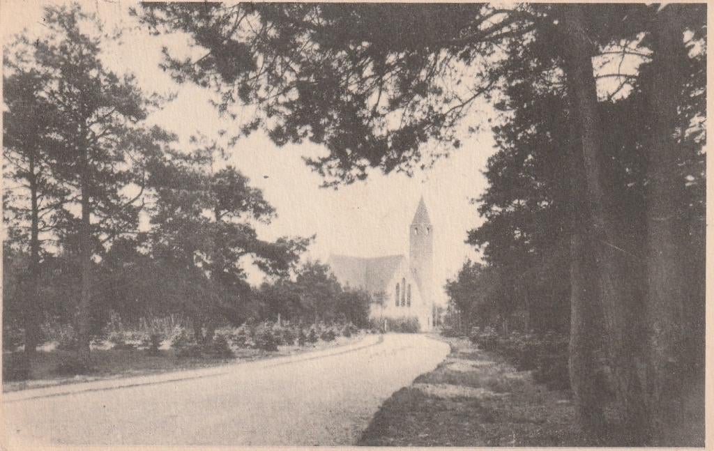 ERMELO Amalia van Solmslaan met Kerk, Verzenden, 1960 tot 1980, Gelopen, Gelderland