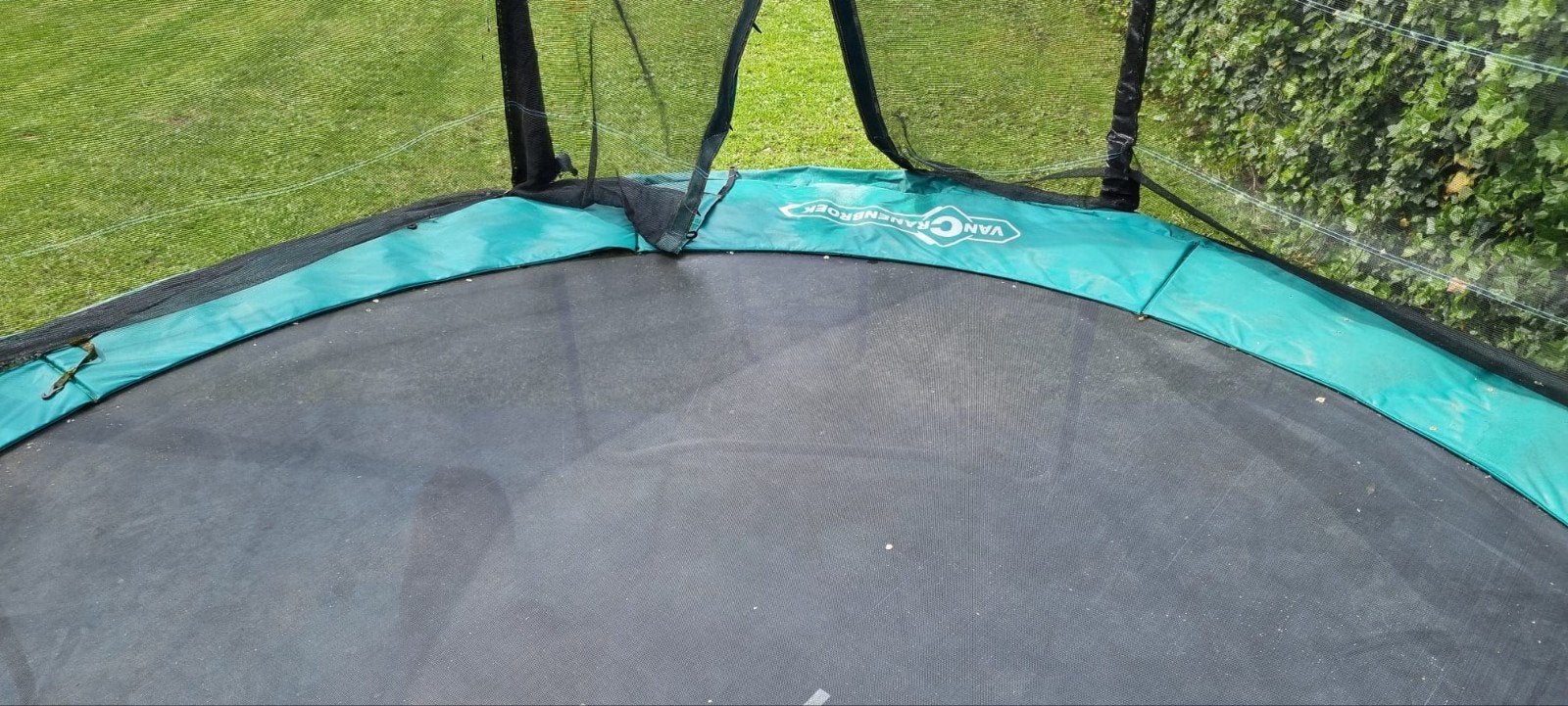 Trampoline Van Cranenbroek Ø 360 cm met veiligheidsnet, Ophalen, Gebruikt