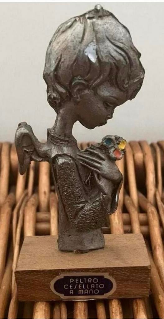 Religieus Italiaans beeldje … lief, Antiek en Kunst, Ophalen of Verzenden