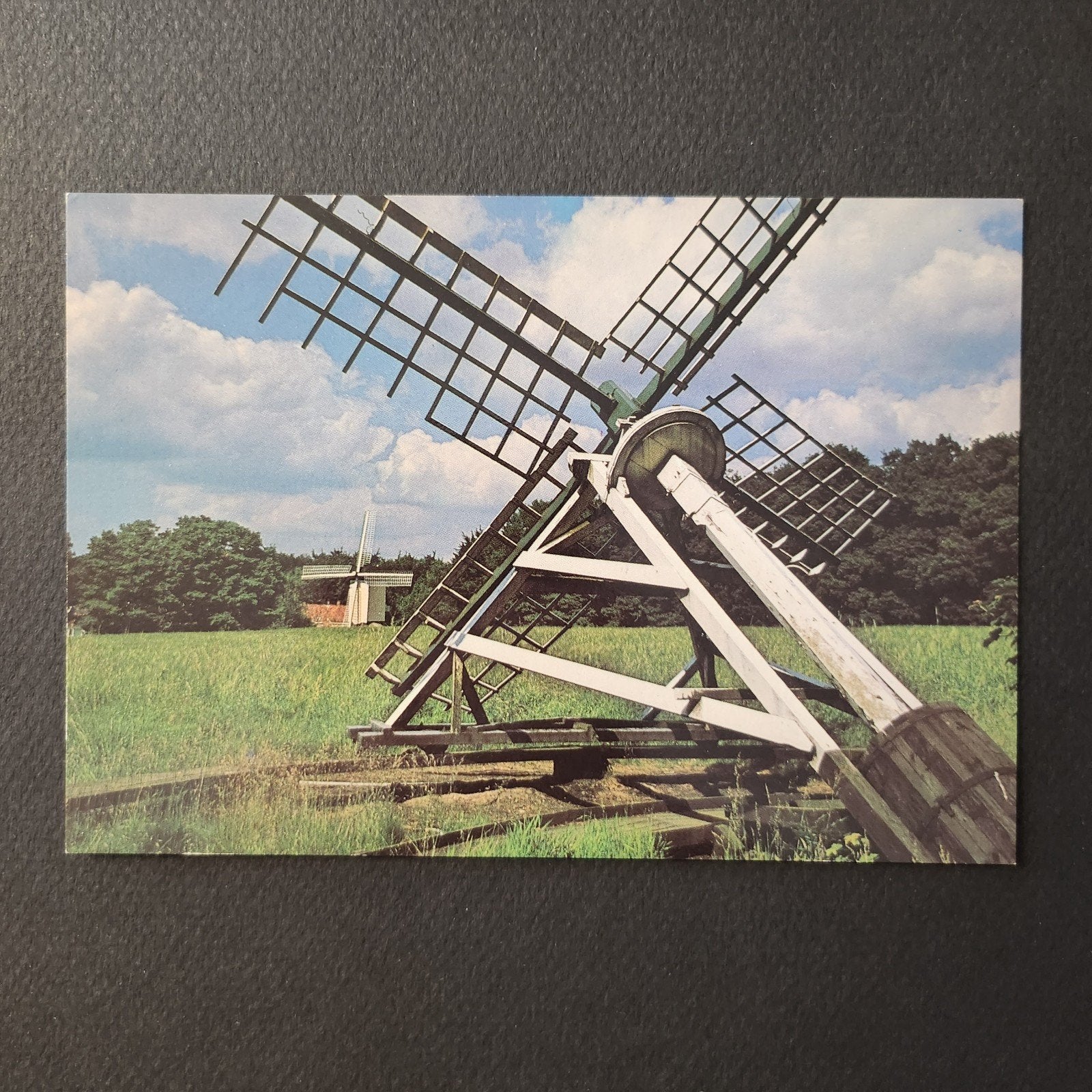 Ansichtkaart Kleine windwatermolen Tjasker Wouterswoude, Verzenden, 1980 tot heden, Gelderland