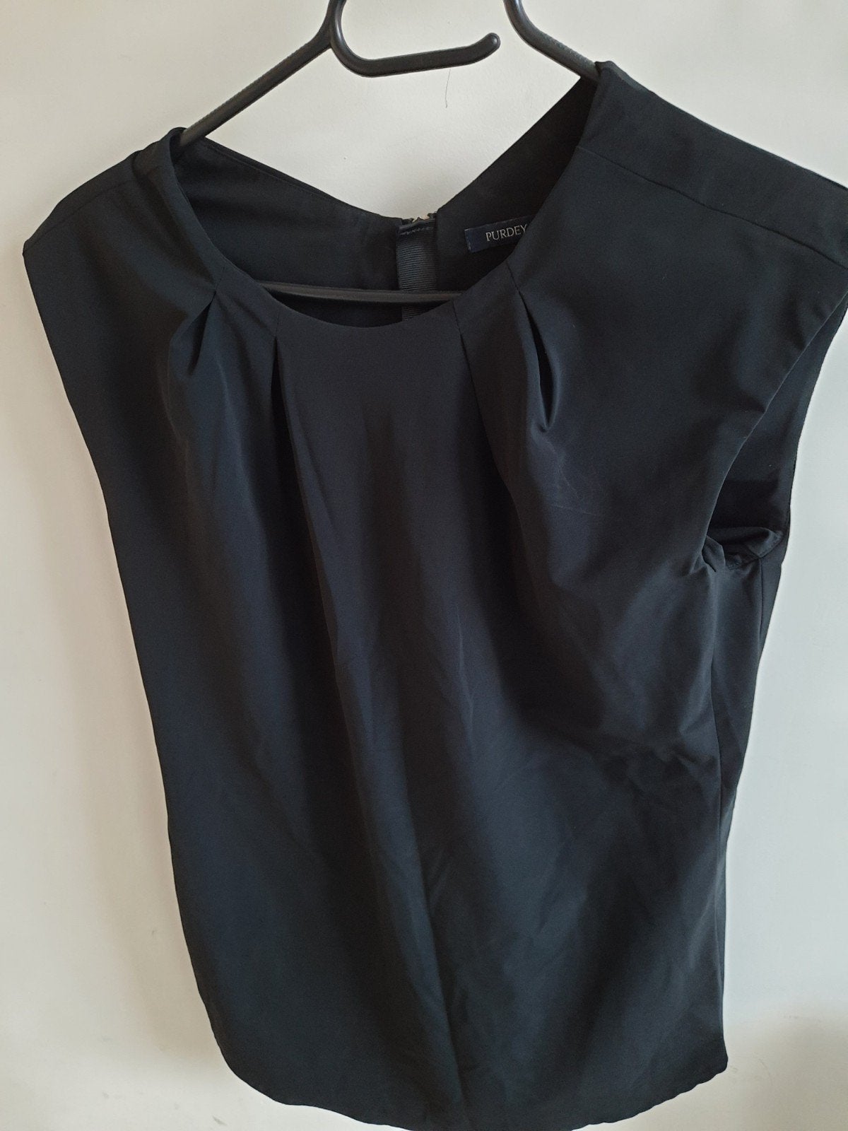 Purdey Zwarte Mouwloze Top - Maat 34, Zwart, Info@purdey.nl, Ophalen of Verzenden, Zo goed als nieuw