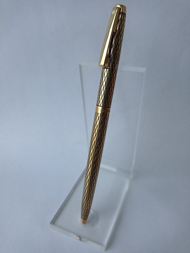 Ballpoint Sheaffer Imperial Sovereign met guilloche patroon, Verzamelen, Pennenverzamelingen, Ophalen of Verzenden, Vulpen, Sheaffer