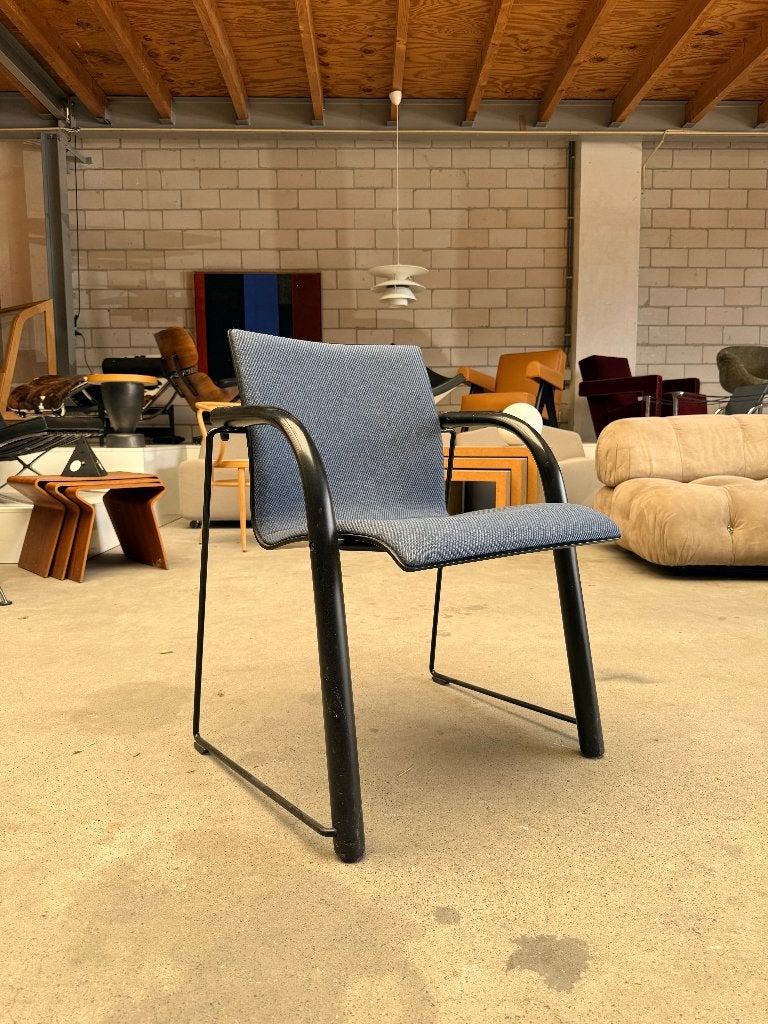 Thonet S320 chair (voorraad: 12), Ophalen, Gebruikt, Blauw, Vintage