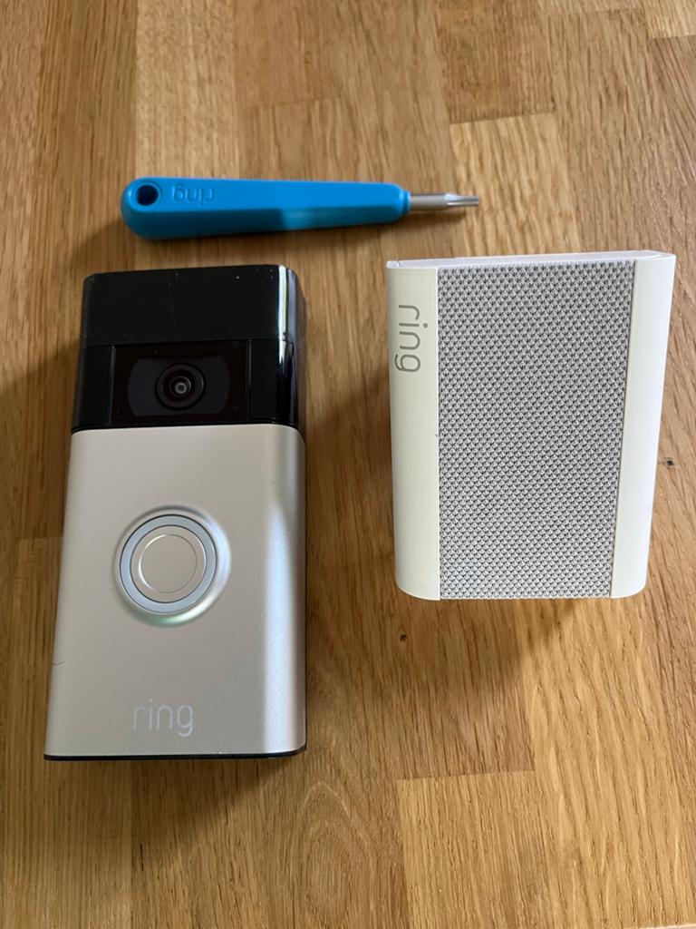Ring deurbel met Chime - Zo goed als nieuw, Huis en Inrichting, Deurbellen, Ophalen of Verzenden, Bewegingsdetectiesensor, Zo goed als nieuw