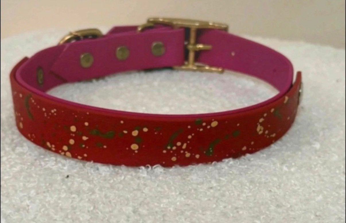 Nuka’s Choice biothane halsband, Verzenden, Handgemaakt, Zo goed als nieuw