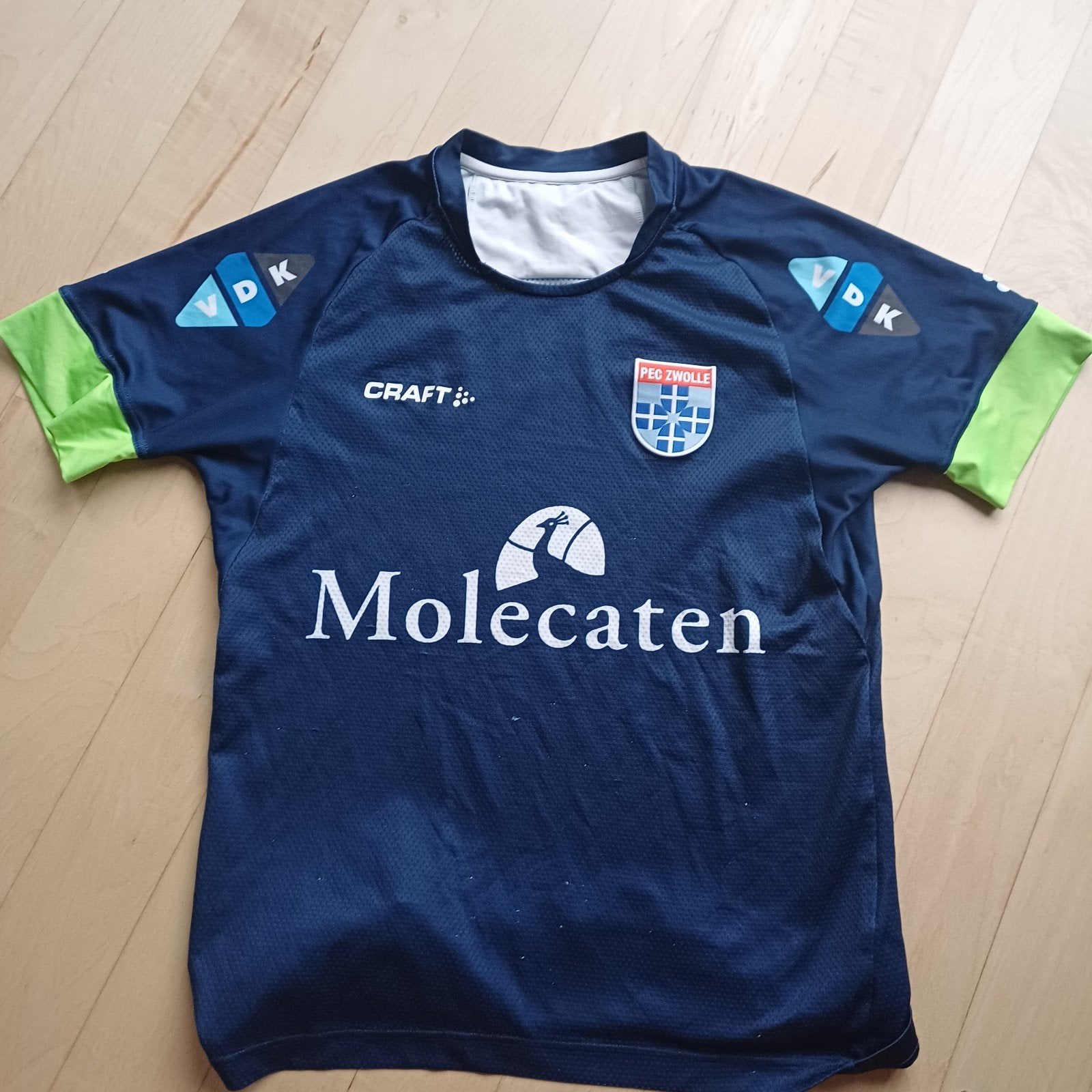 PEC Zwolle SS Jersey M - Voetbalshirt, Maat 38/40 (M), Blauw, Overige typen, Ophalen of Verzenden