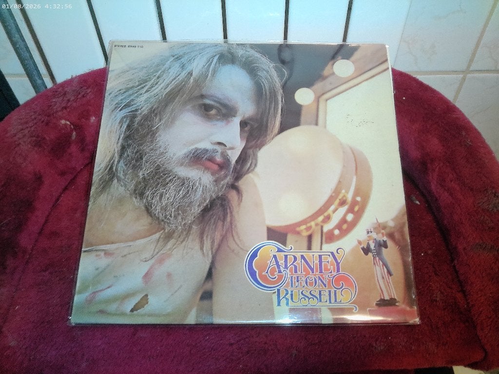 LP leon Russell - Carney, LP, Gebruikt, Fotohoes, Ophalen of Verzenden