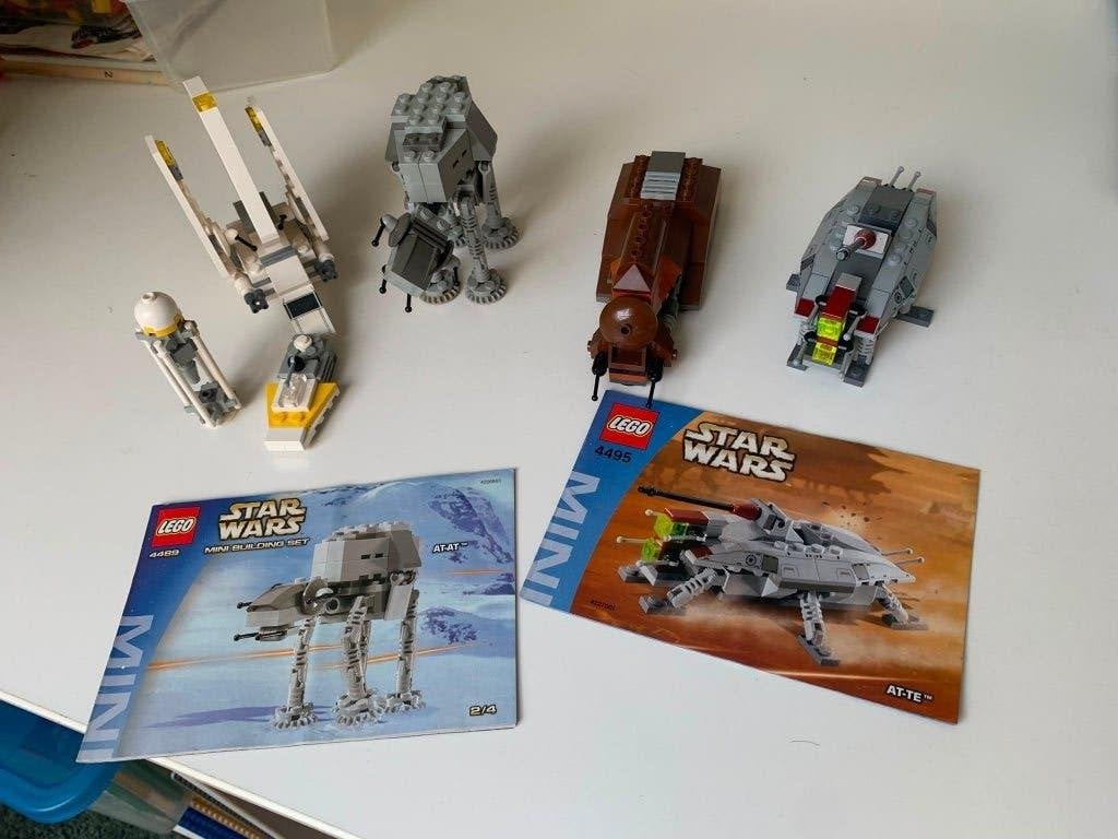 4x Lego Star Wars Mini Building set!, Gebruikt, Star Wars, Lego, Inclusief instructies
