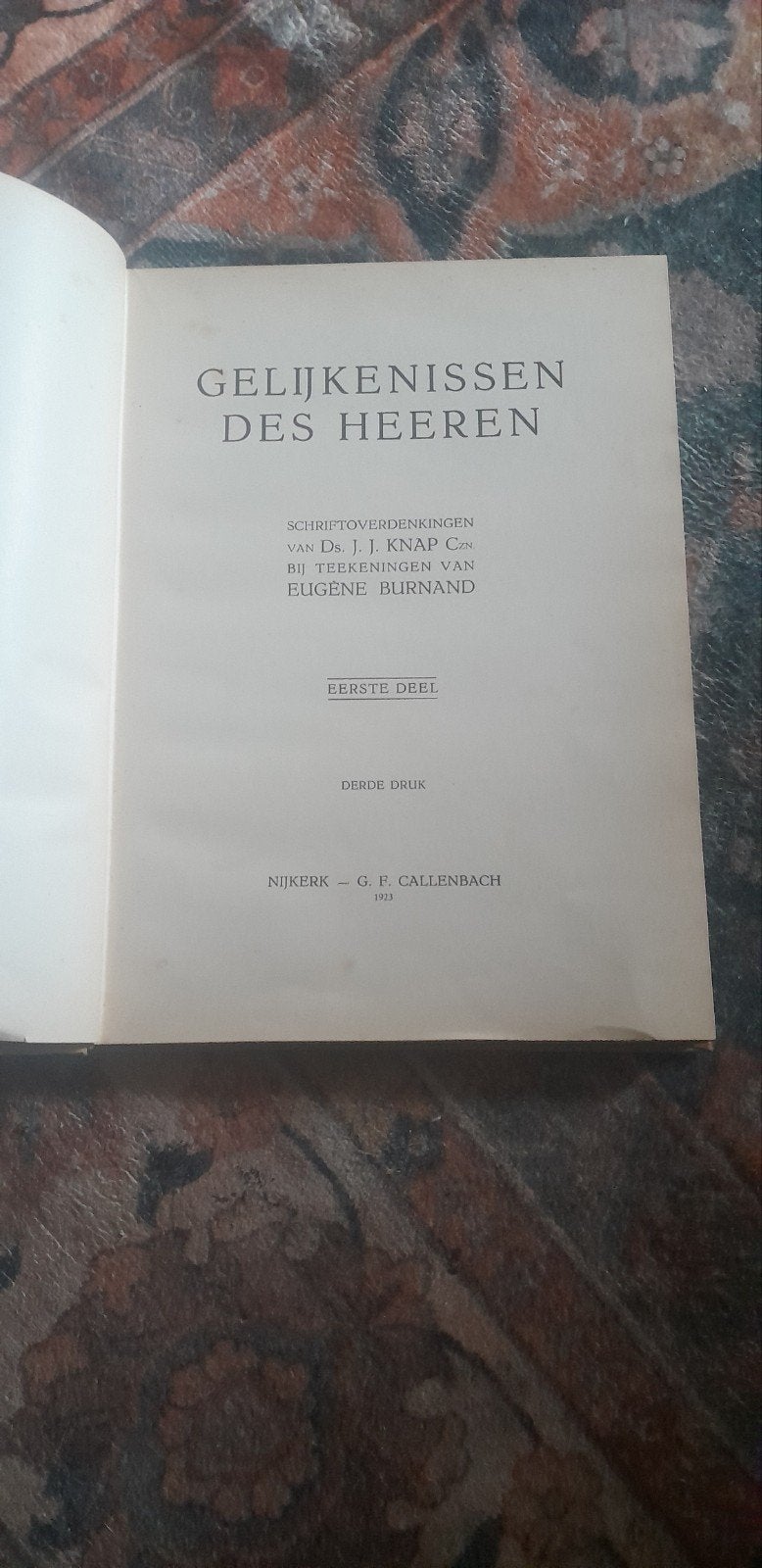 Antieke set: Gelijkenissen des Heeren (1923) - Knap/Burnand, Ophalen of Verzenden, J.J. Knap Czn. / E. Burnand