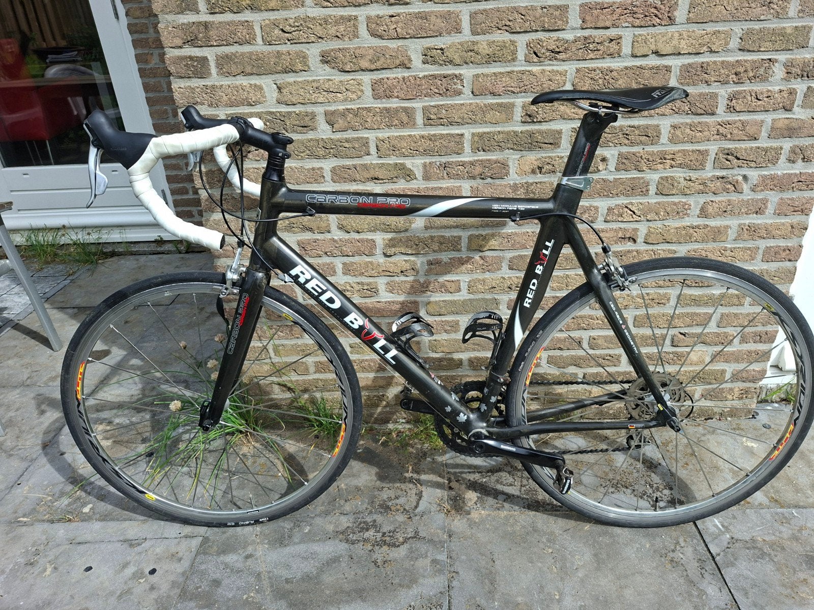 Red Bull Carbon Pro Racefiets - SRAM Rival, Mavic wielen, Gebruikt, Carbon, 57 tot 61 cm, Meer dan 20 versnellingen