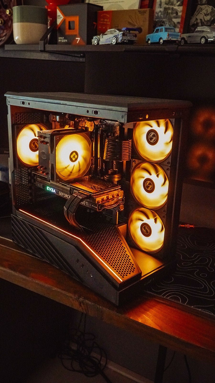 Krachtige Game PC: i5-10400F, RTX 3060 Ti, 2TB SSD, 16GB RAM, Zelfgebouwde PC, Ophalen of Verzenden, Zo goed als nieuw, 2 TB
