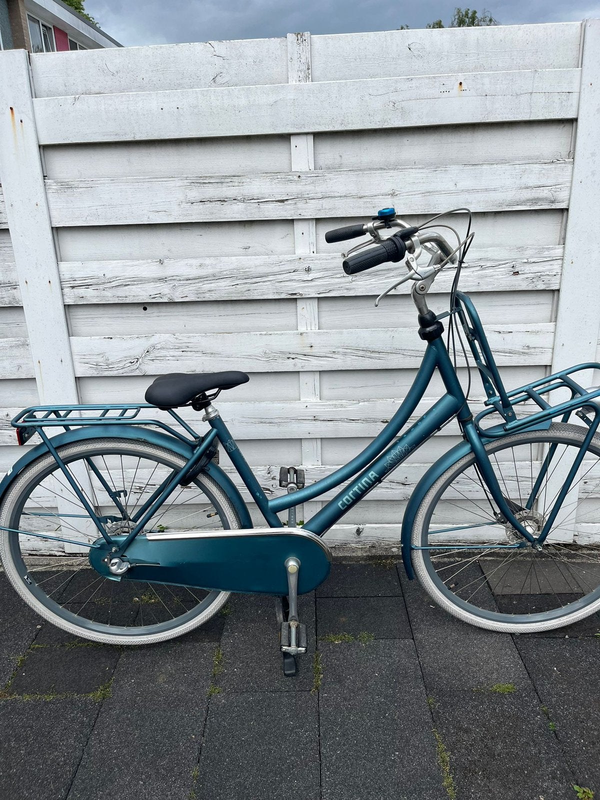 Cortina dames transportfiets 50cm 28inch, Versnellingen, 50 tot 53 cm, Trommelrem, Ophalen