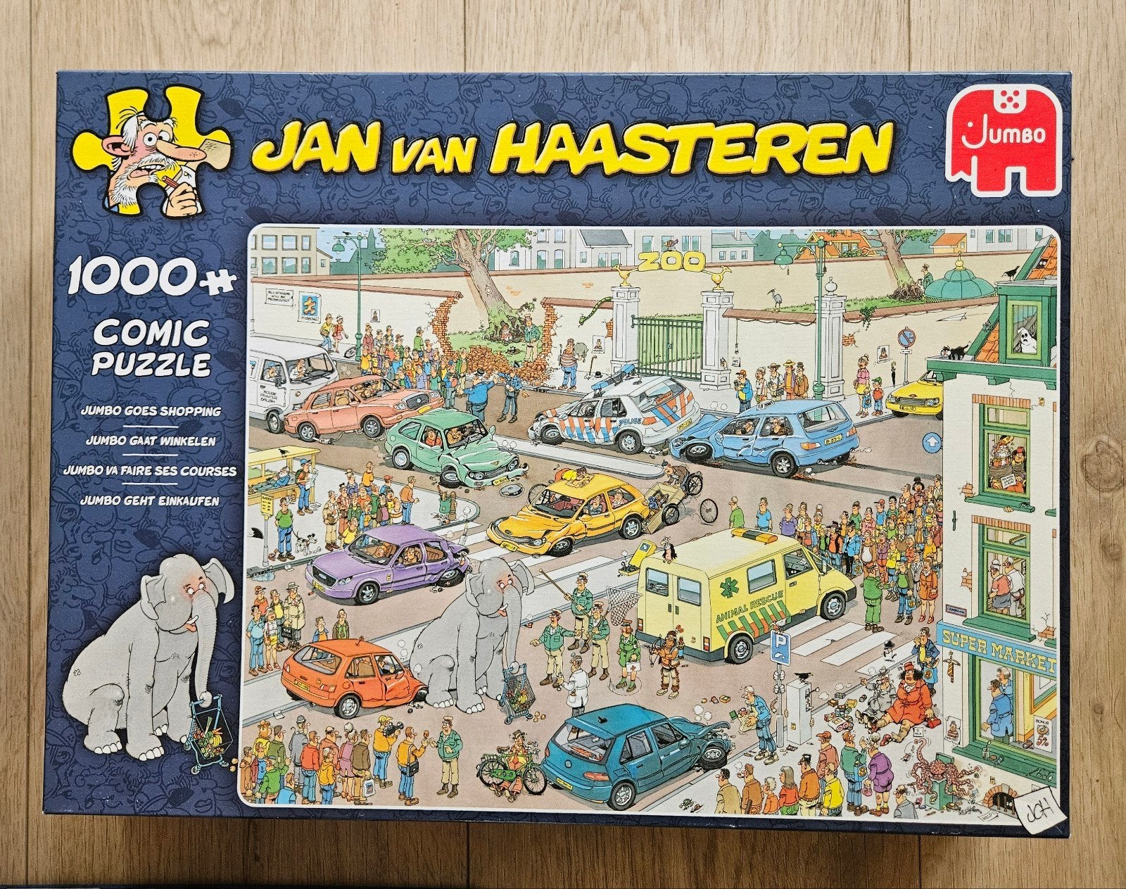 Jan van Haasteren puzzel 1000 stukjes, Ophalen, 500 t/m 1500 stukjes, Gebruikt, Legpuzzel