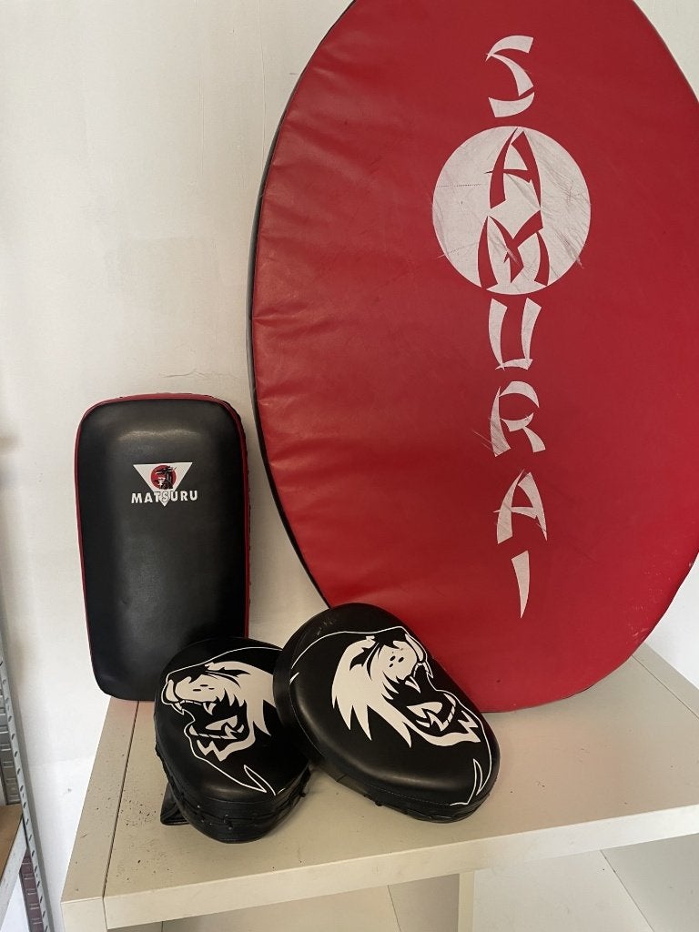 Kickboks Trainingsset  Samurai, Super Pro & Matsuru pads, Sport en Fitness, Vechtsporten en Zelfverdediging, Ophalen, Gebruikt
