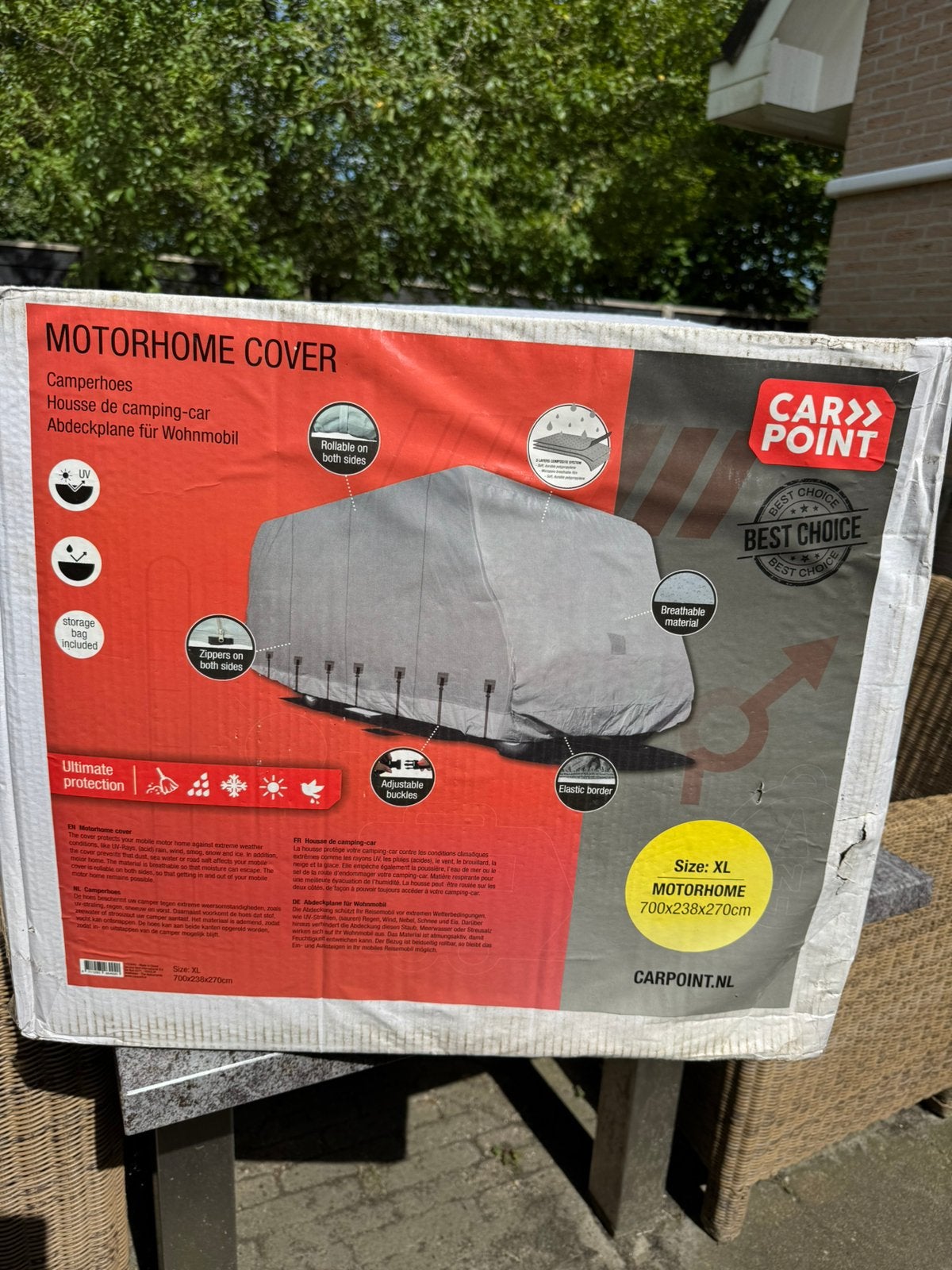 Camper of Caravan hoes 700x238x270, Ophalen, Zo goed als nieuw