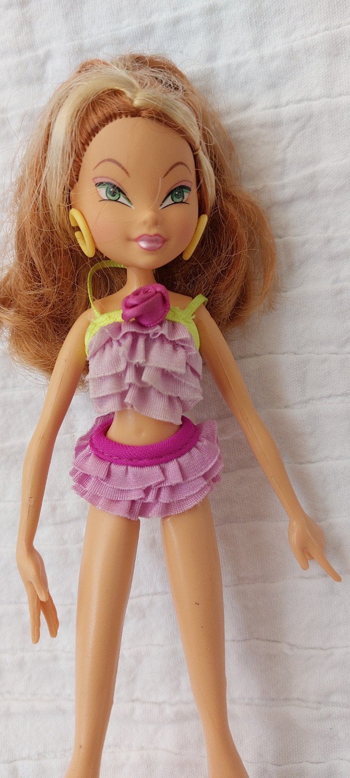 winx pyjama barbie flora doll, Ophalen of Verzenden, Pop