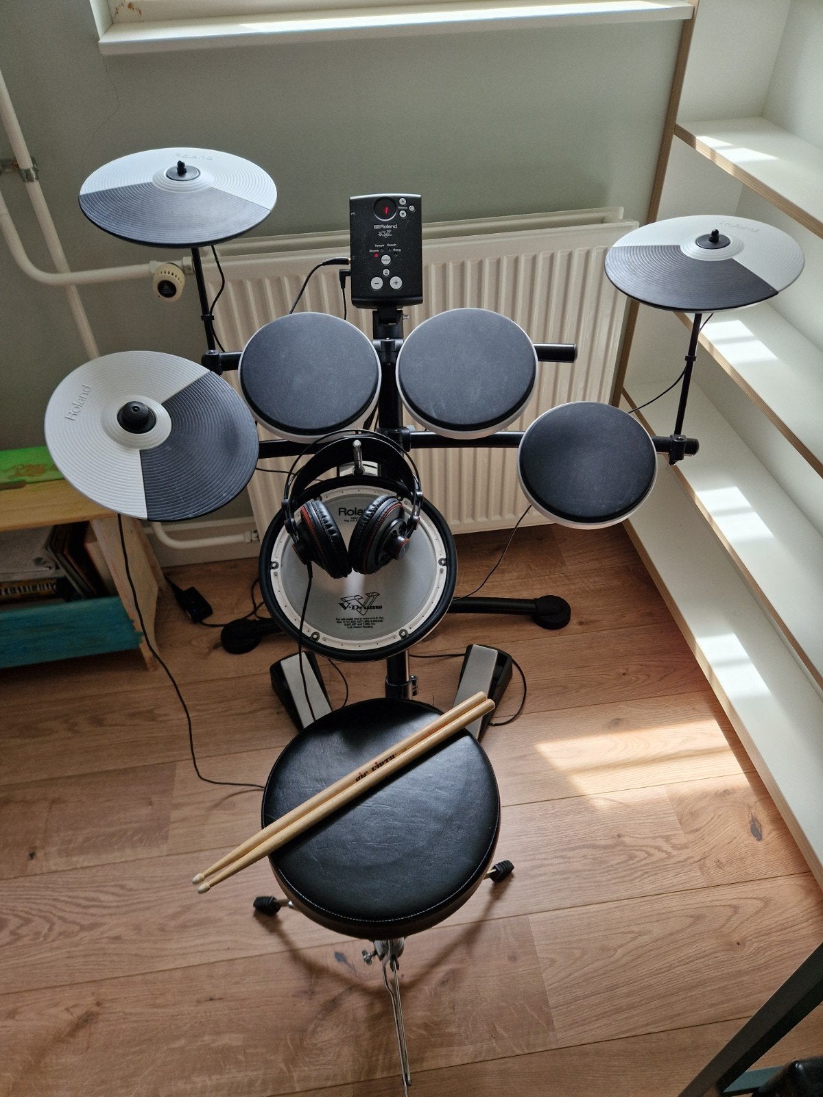 Elektrisch drumstel, Roland TD- 1KV, Ophalen, Gebruikt, Roland