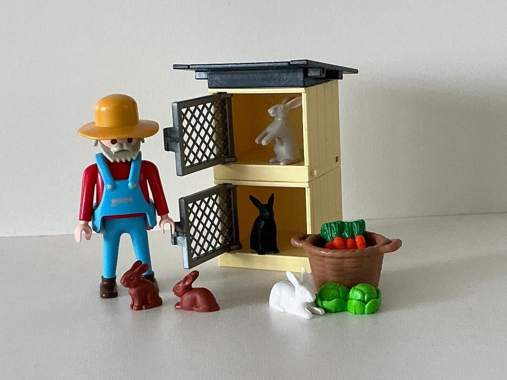 ymobil 4491 boer met konijnenhok, Ophalen of Verzenden, Gebruikt, Complete set