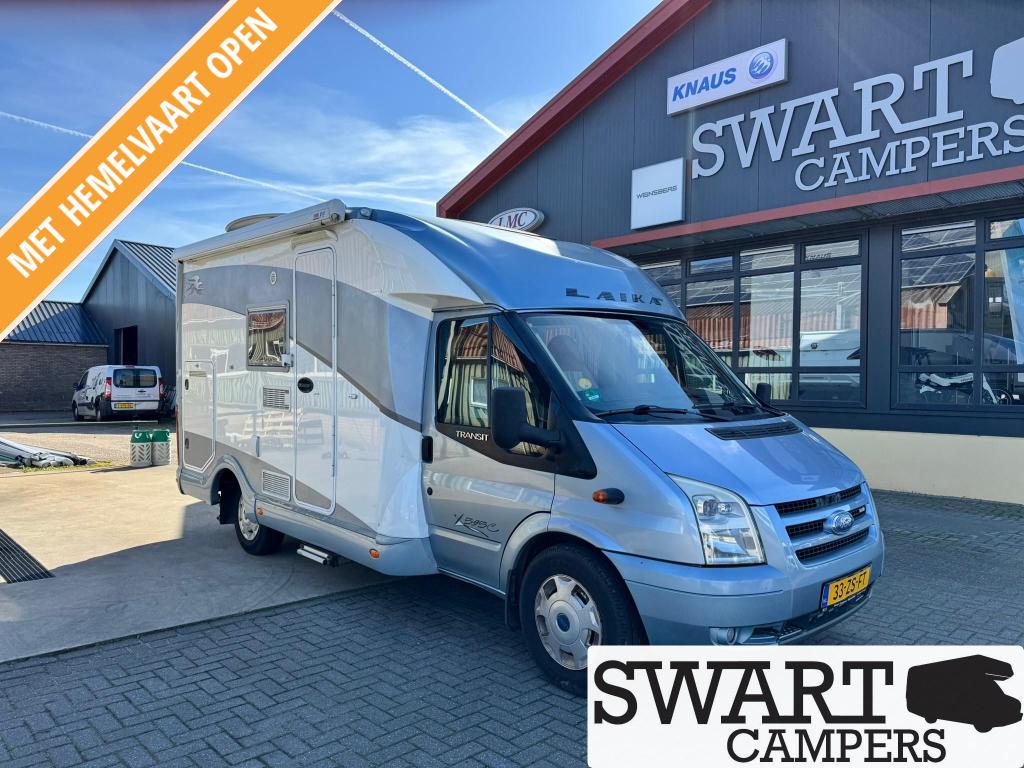 Laika X 595 C, compacte 2 persoons camper dwarsbed, Standaard zit, Ringverwarming, Koelkast, Ford