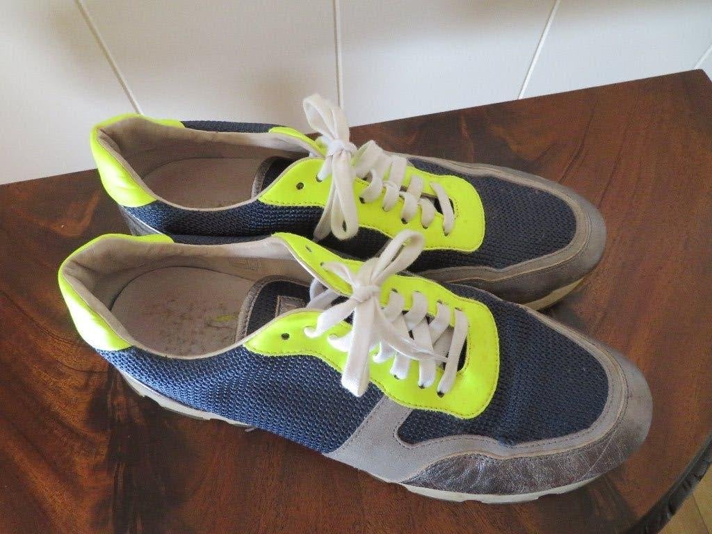Heren sport schoenen Stokton maat 45 Z.G.A.N., Blauw, Sportschoenen, Ophalen of Verzenden, Zo goed als nieuw