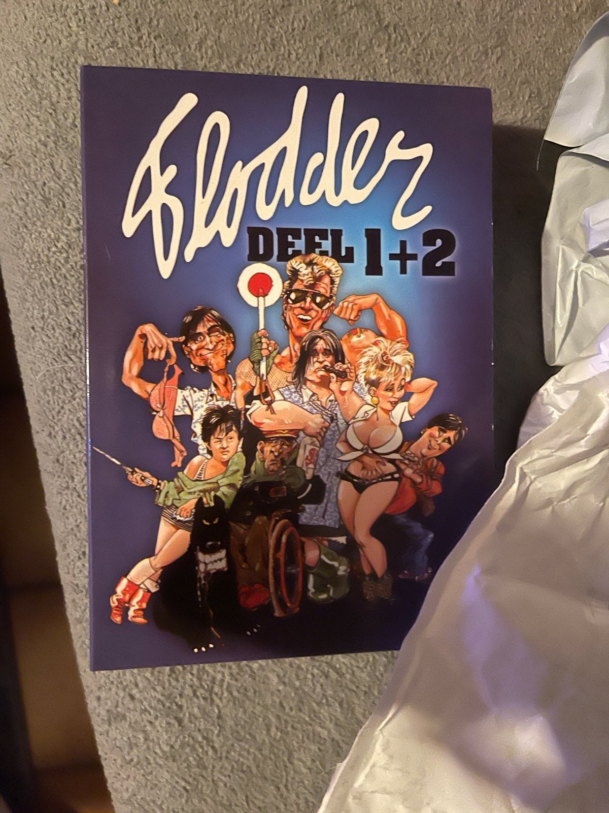 Flodder Deel 1+2 DVD Boxset - Nederlandse Cultfilm, Gebruikt, Nederlands, Vanaf 6 jaar, Inclusief doosje