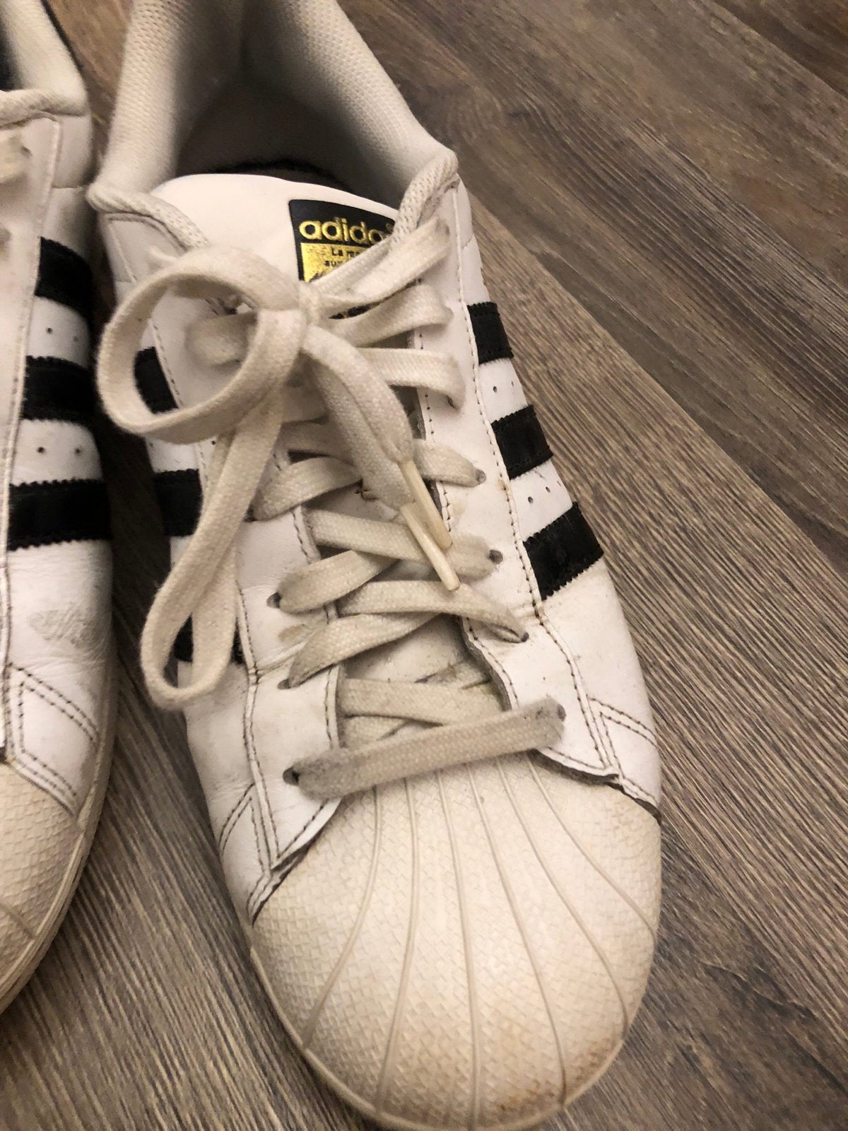 Adidas Superstar sneakers - Zo goed als nieuw, Ophalen of Verzenden, Zo goed als nieuw, Wit, Sneakers of Gympen