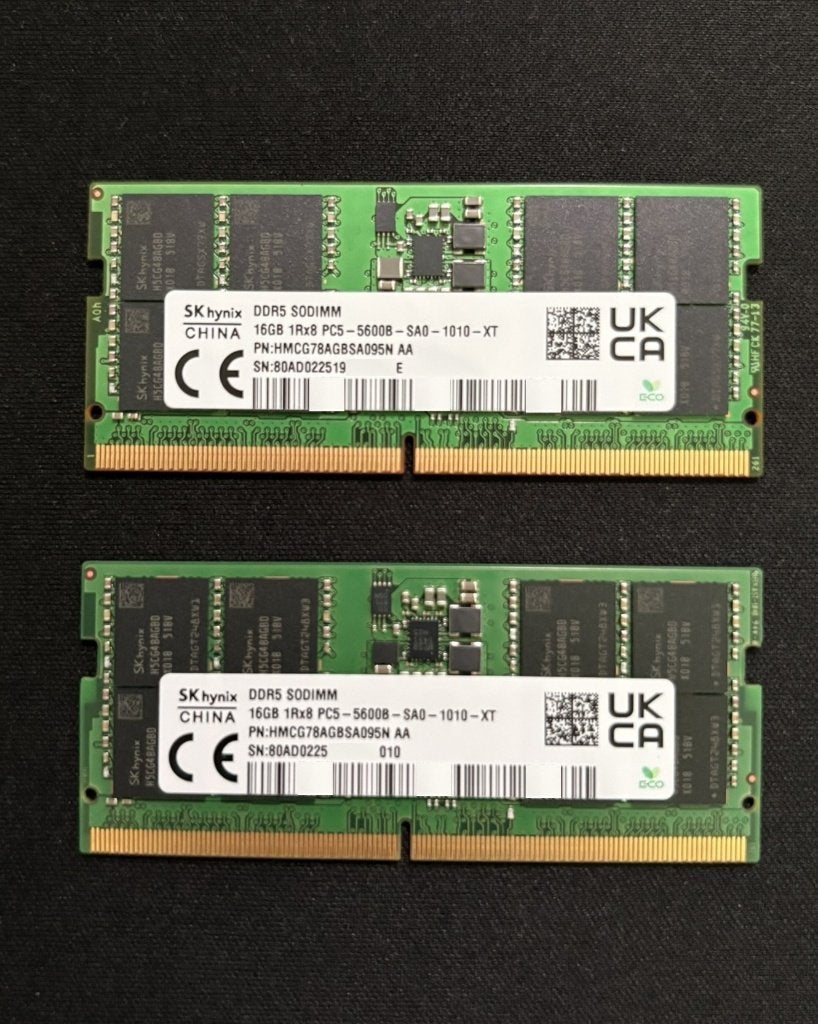 SK hynix DDR5 32GB Kit (2x 16GB) 5600MHz, Ophalen, 32 GB, Nieuw, DDR5