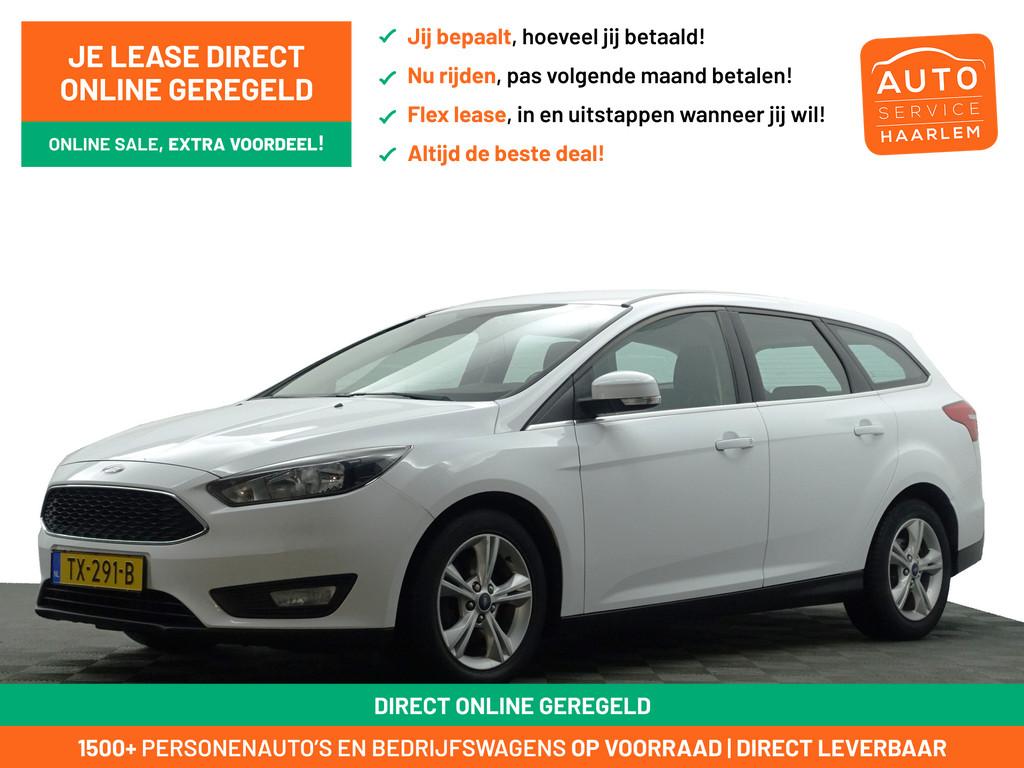 Ford FOCUS Wagon 1.0 Titanium Edition- 127dkm, Stoelverwarmi, Auto's, Stof, Gebruikt, Met garantie (alle), Wit