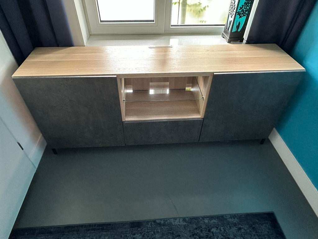 Ikea besta tv meubel, Huis en Inrichting, Kasten | Televisiemeubels, Ophalen, 150 tot 200 cm, Zo goed als nieuw, Minder dan 100 cm