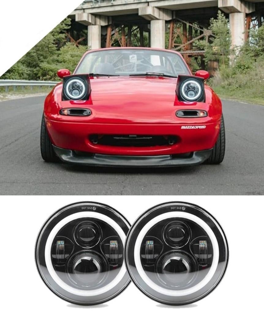 Jap Power led koplampen set - Mazda Mx5 Mx-5 NA, Ophalen of Verzenden