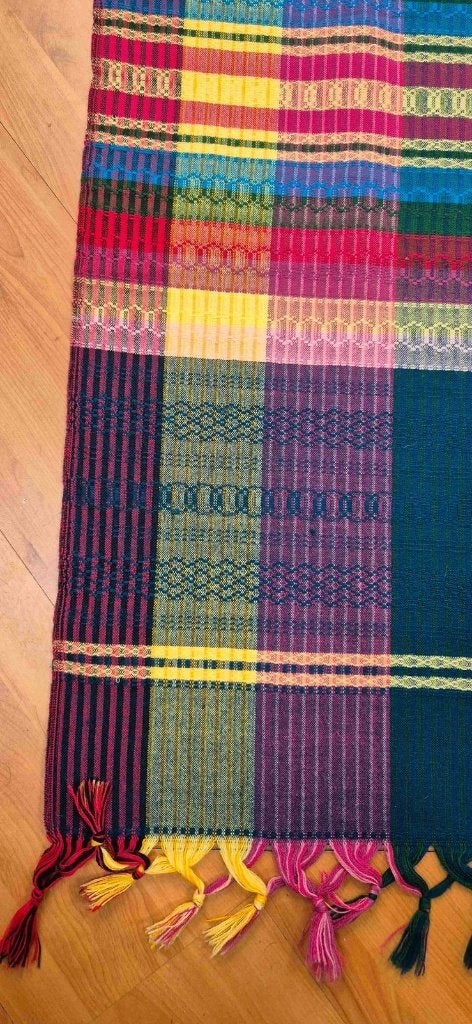 Kleurrijke grandfoulard 194/148 cm, Djt@dejuistetoon.eu, Ophalen of Verzenden, Zo goed als nieuw, Mon Plaisir 19, Etten-Leur, Netherlands