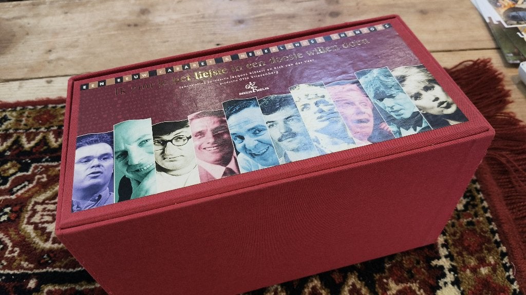 Cabaret & chansons 21 CD box compleet, Ophalen of Verzenden, Zo goed als nieuw, Boxset
