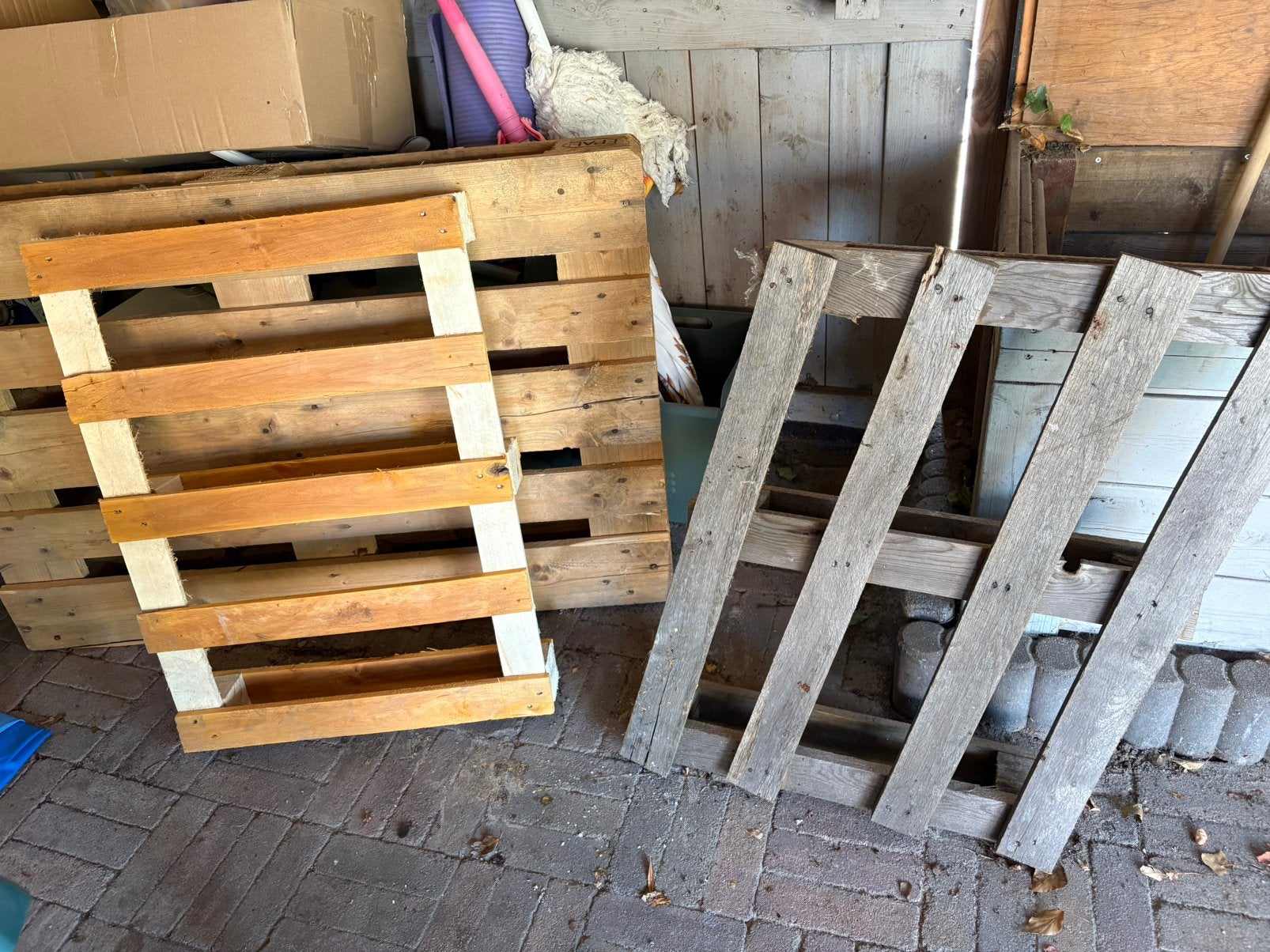 Gratis Pallets 3 stuks, Ophalen, Zo goed als nieuw, Pallet, Minder dan 200 cm