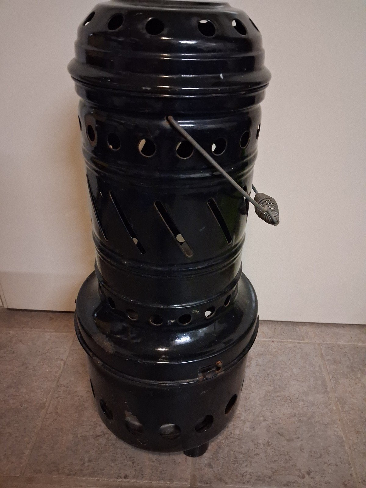 Antiek kacheltje brocante, Ophalen, Gebruikt, Metaal