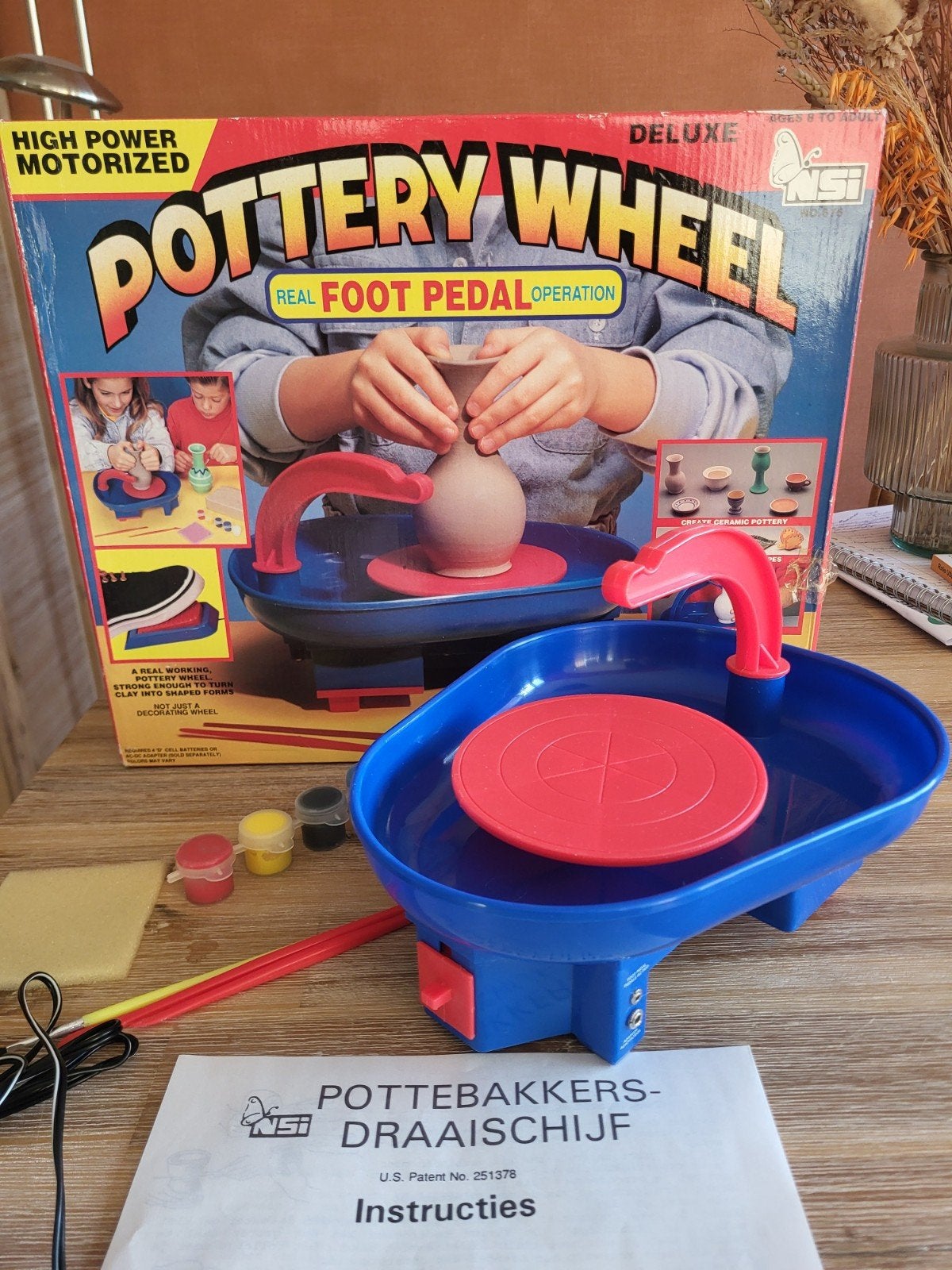 Pottery wheel ongebruikte set zonder klei, Ophalen of Verzenden, Zo goed als nieuw
