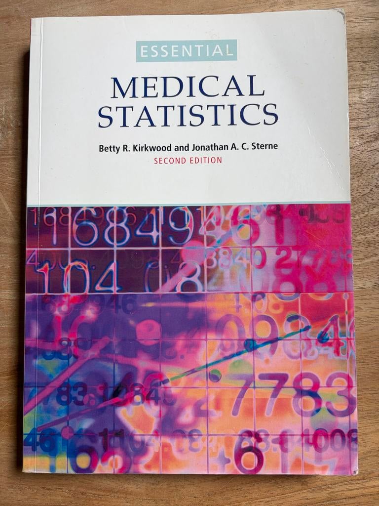 Boek Medical Statistics - Kirkwood & Sterne, Ophalen of Verzenden, Beta, Gelezen, WO