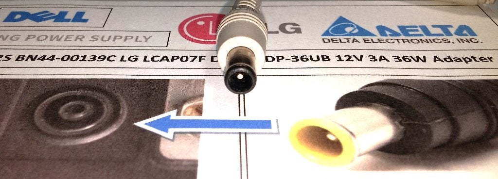 Dell PSCV360104A LG AD-3612S 12V 3A 36W LCAP07F Adapter, Ophalen of Verzenden, Zo goed als nieuw