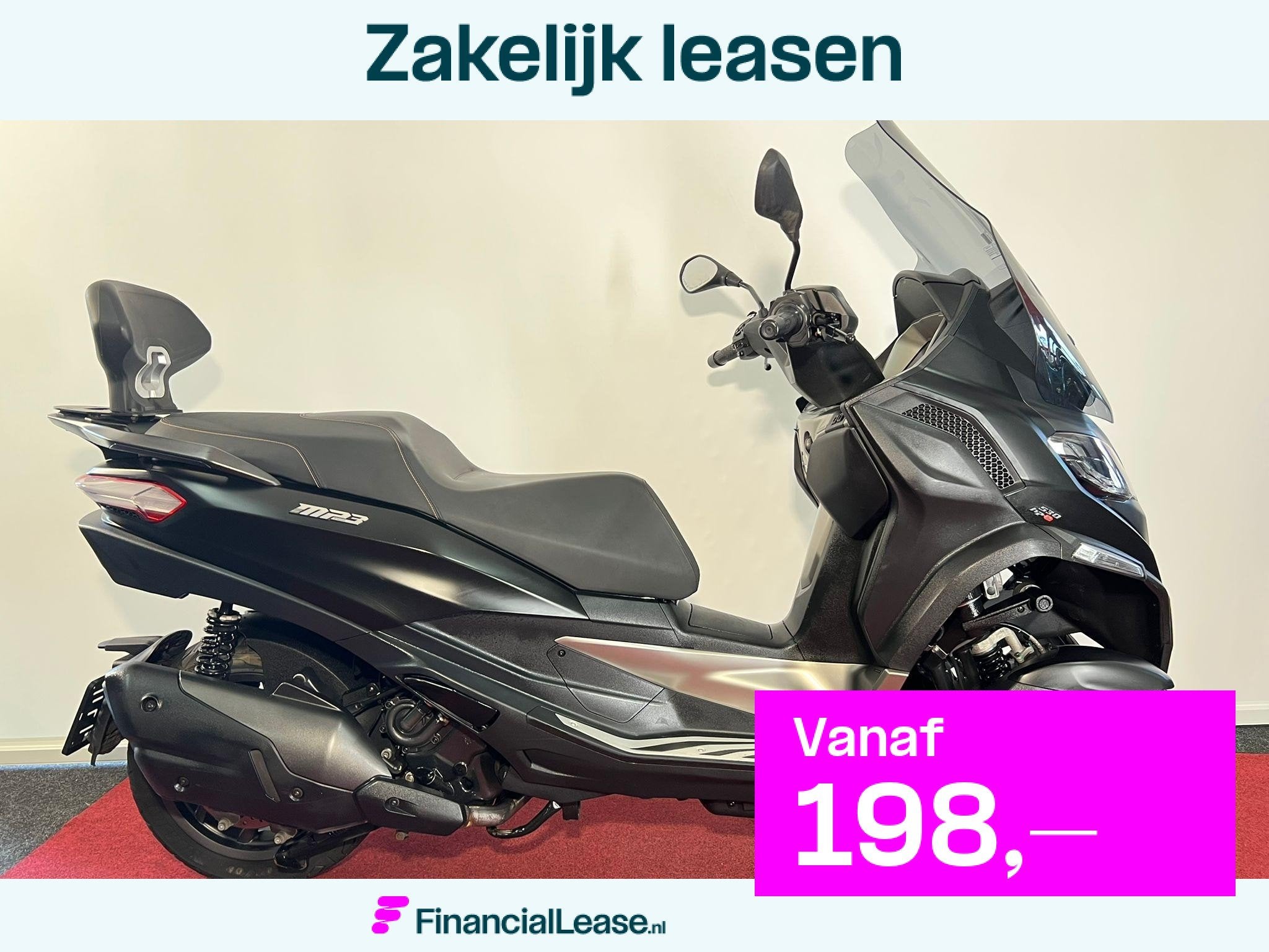 Piaggio MP3 530 HPE Exclusive, Traction Control, Bedrijf, 12 t/m 35 kW, Scooter