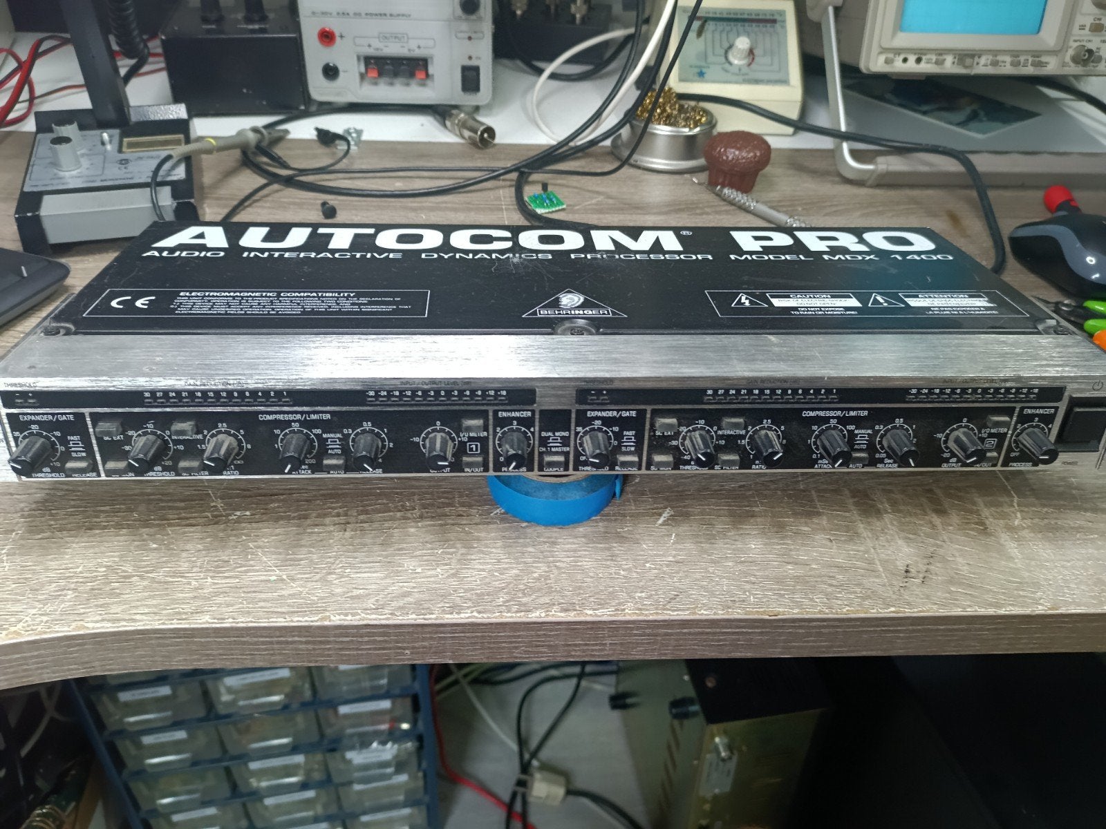 Behringer Autocom Pro MDX 1400 Compressor/Limiter, Muziek en Instrumenten, Ophalen of Verzenden, Gebruikt, Compressor