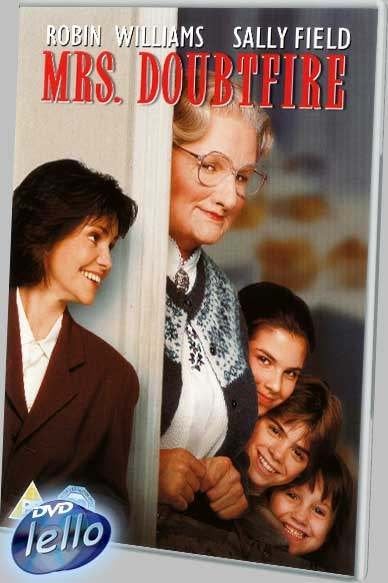 Mrs. Doubtfire (1993 Robin Williams, Sally Field) UK nietNLO, Alle leeftijden, Ophalen of Verzenden, Zo goed als nieuw