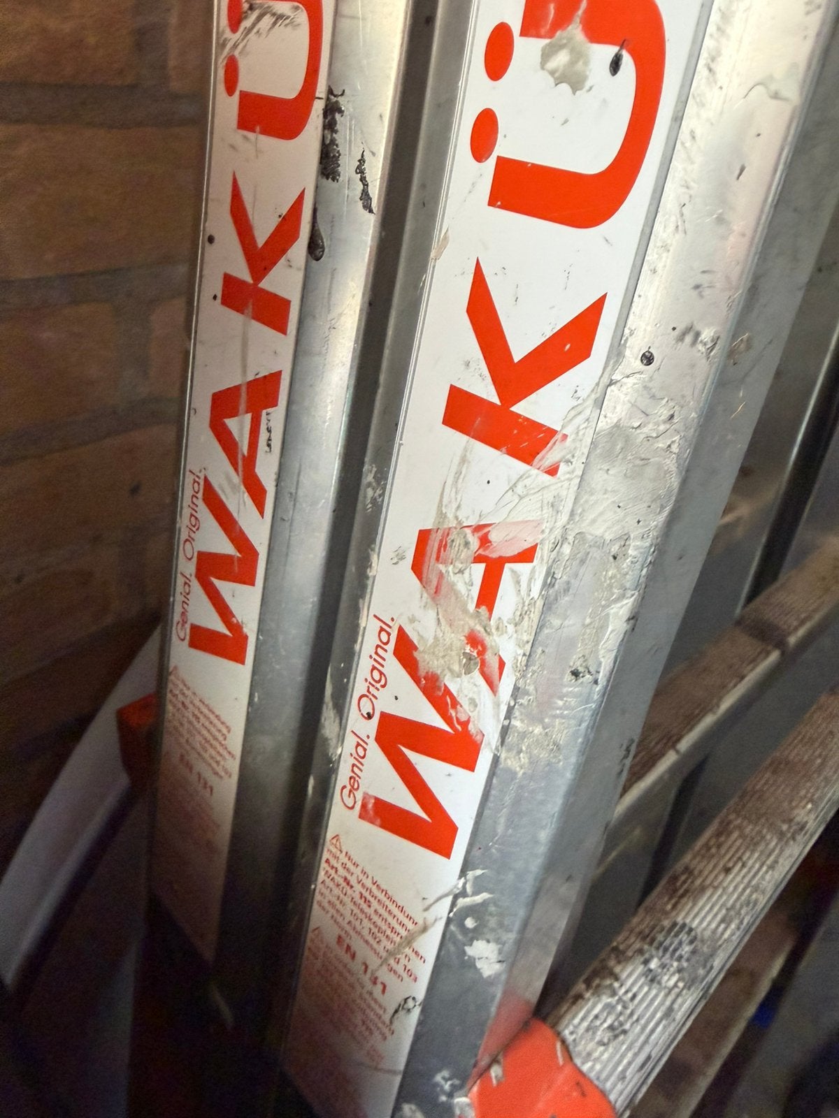 Waku ladder uitrekbaar, Minder dan 4 cm, Overige materialen, Ophalen of Verzenden, Zo goed als nieuw