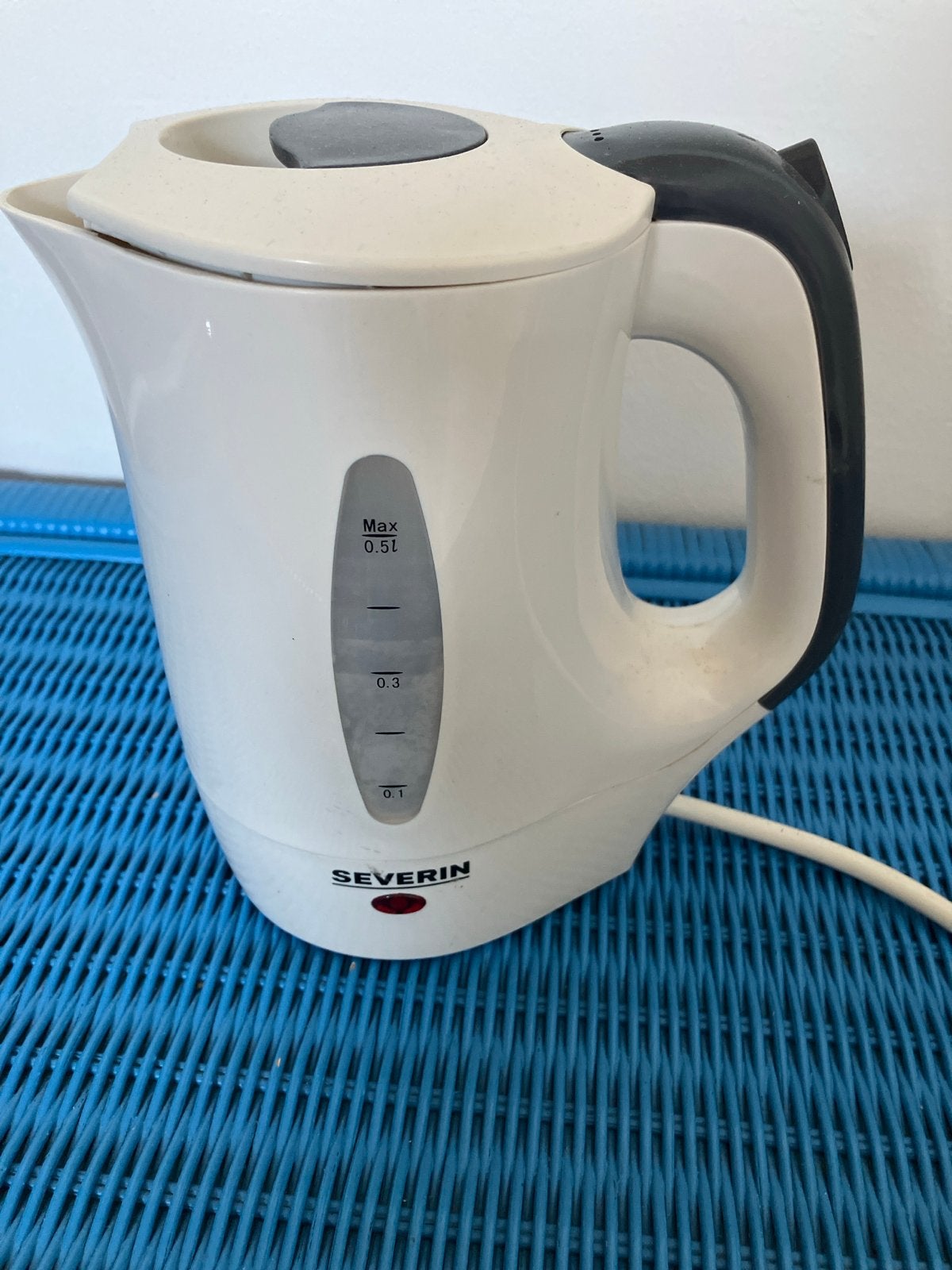 Compacte Severin waterkoker - Ideaal voor reizen (0.5L), Minder dan 1 liter, Ophalen of Verzenden, Gebruikt