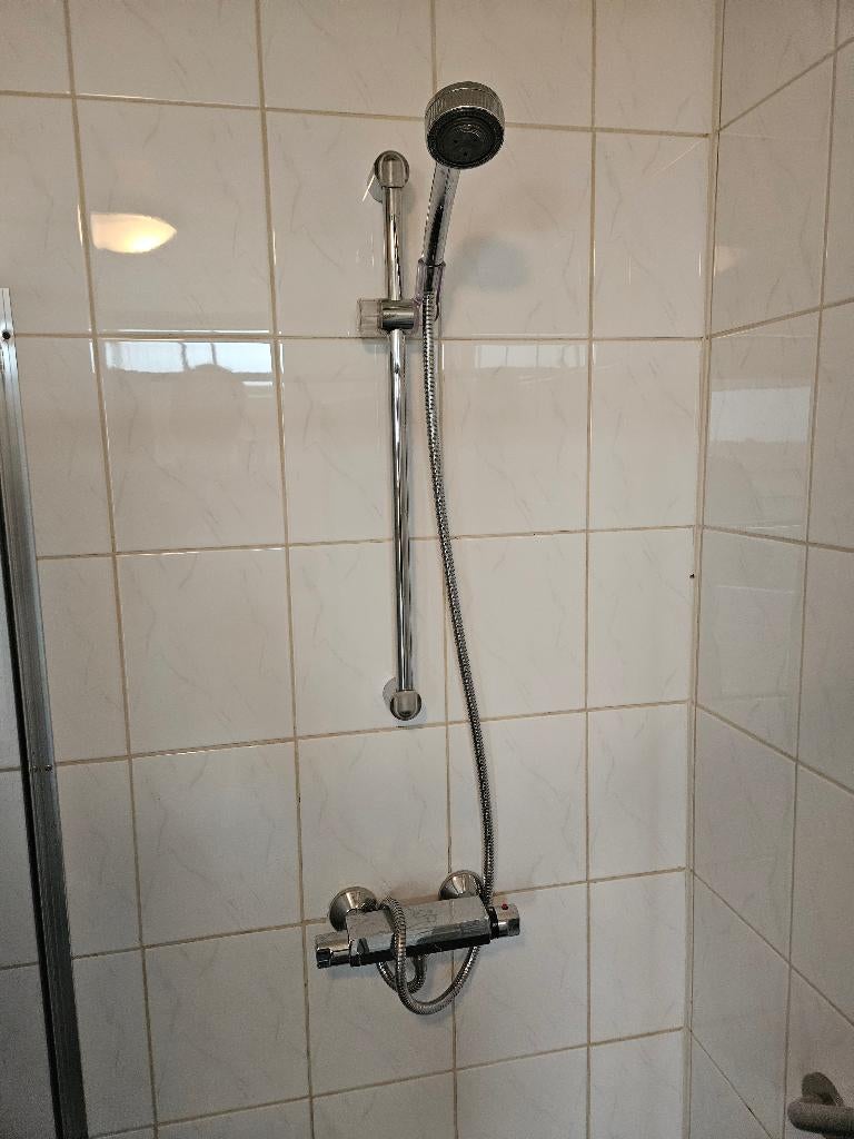 Complete douche set, Ophalen, Gebruikt, Chroom, Douche