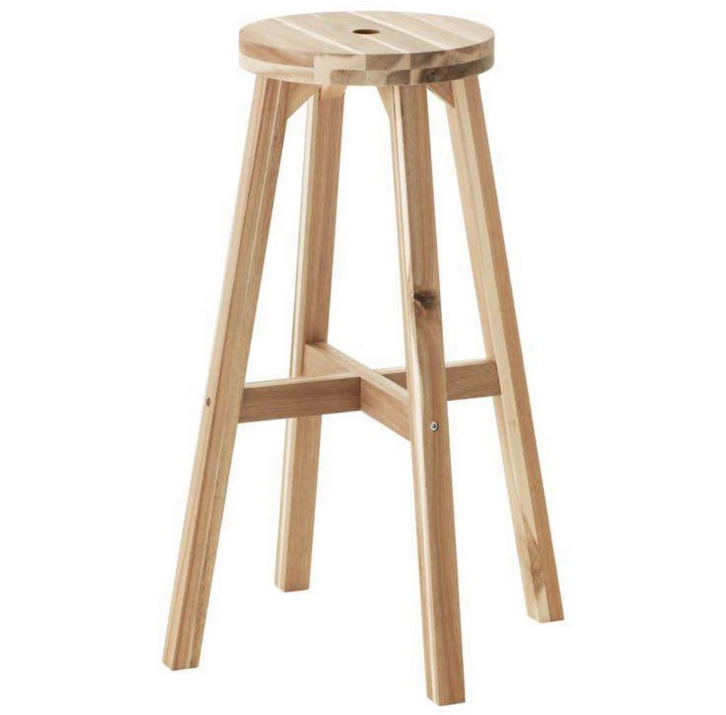 IKEA skogsta barkrukken, Ophalen of Verzenden, Zo goed als nieuw, Hout, Twee