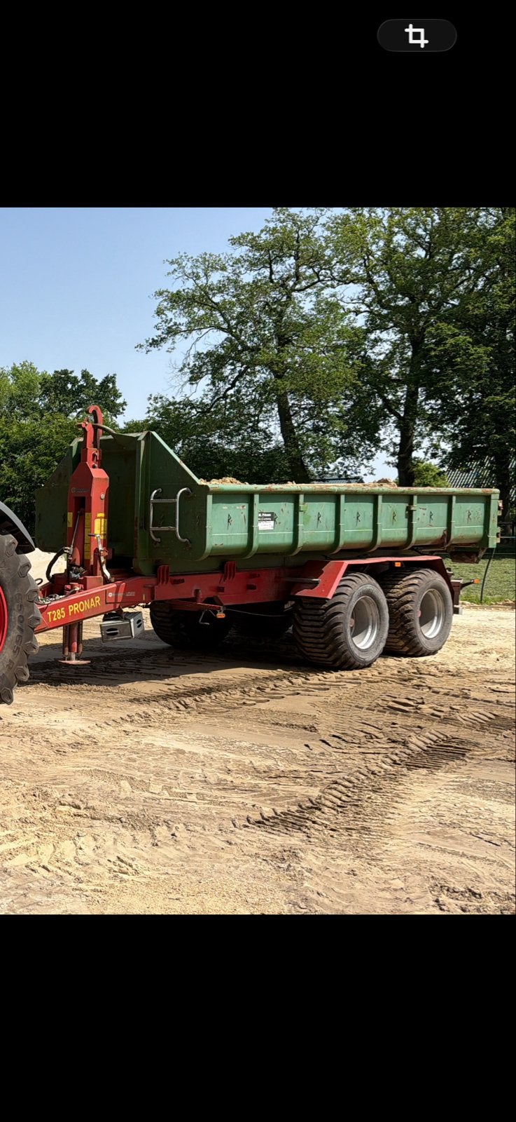 Pronar T285 haakarm carrier bj 2017 met container bak, Zakelijke goederen, Ophalen, Bollenteelt, Transport