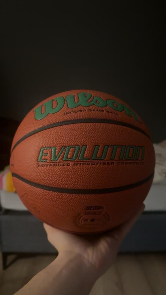 Wilson Evolution Basketbal (gesigneerd Van Lesra), Ophalen of Verzenden, Zo goed als nieuw