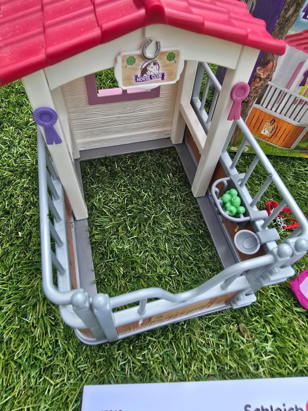 Schleich Horse Club paardenstal met accessoires, Ophalen of Verzenden, Zo goed als nieuw, Jongen of Meisje